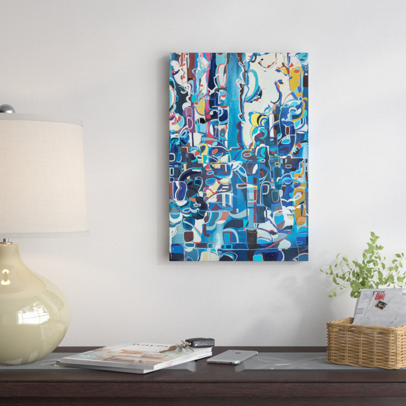 « crépuscule », impression sur toile tendue, H 60 po x l 40po x P 1,5 po