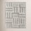 Jalaycia Gray Hand-Woven Geometric Wool Rug
