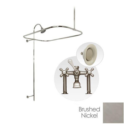 2 Handle Deck Clawfoot Tub Faucet