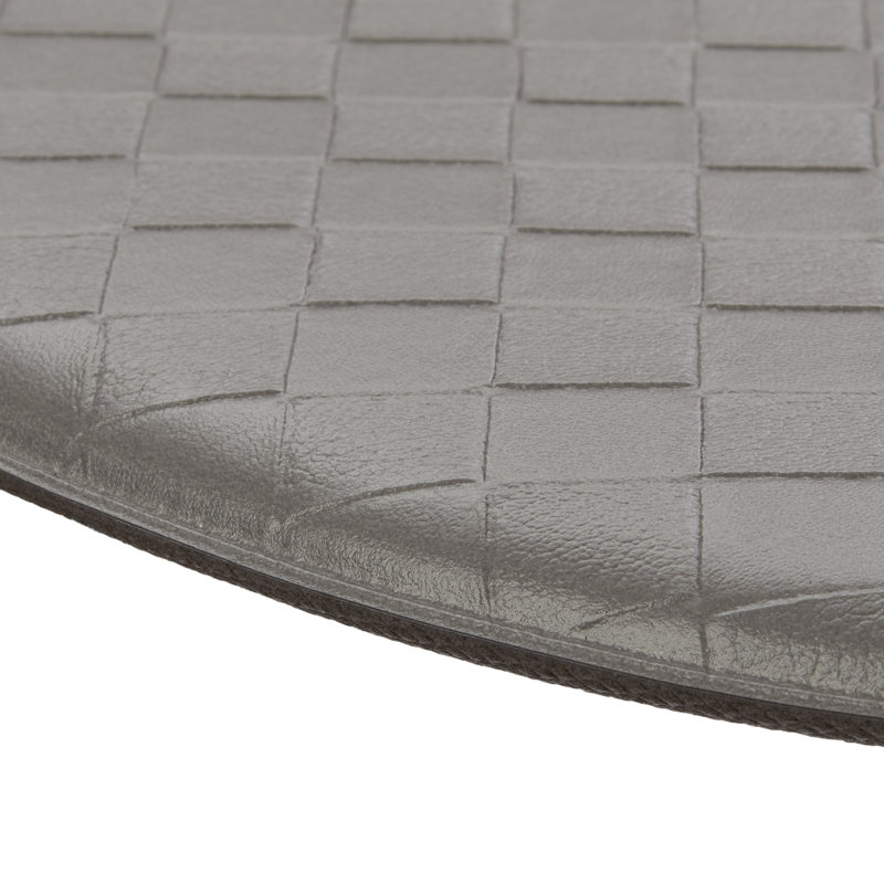 Soothing Comfort Standing Anti-Fatigue Mat, Light Gray, Rectangle 1'6" x 4' / 1'6" x 2'4"