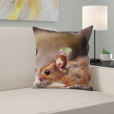 Microsuede Throw Pillow