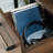Side Table/Night Stand, Brown Finish