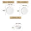 Porcelain China Dinnerware Set 18 Piece - Service for 6-900692429