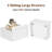 55.1" W x 31.5"H 3-IN-ONE Kids Bookcase with Reading Nook,3 Drawers-836404292