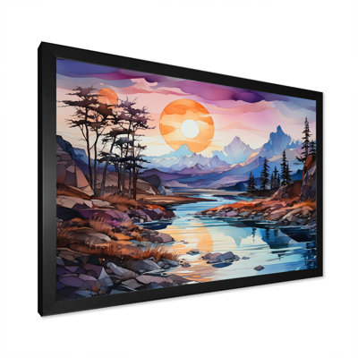 «Glacier Sunrise In Canada», reproduction sur toile