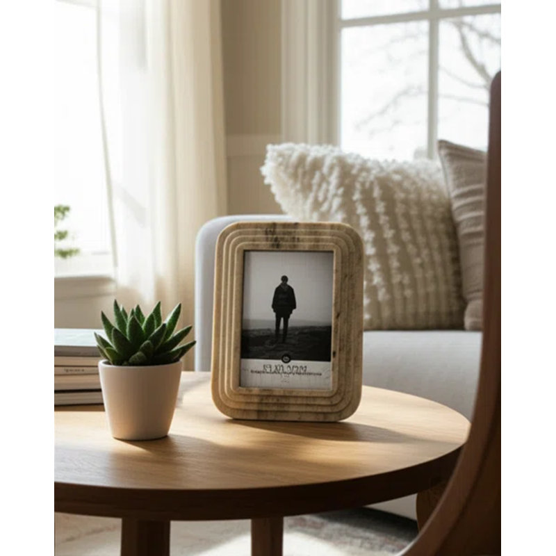 Sagebrook Home 5X7 Duval Marble Photo Frame, 5" x 7"