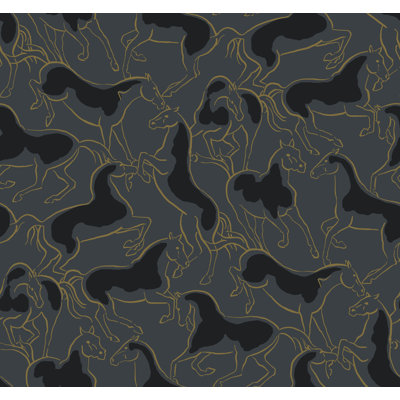 Dressage Gold Stallions Wallpaper