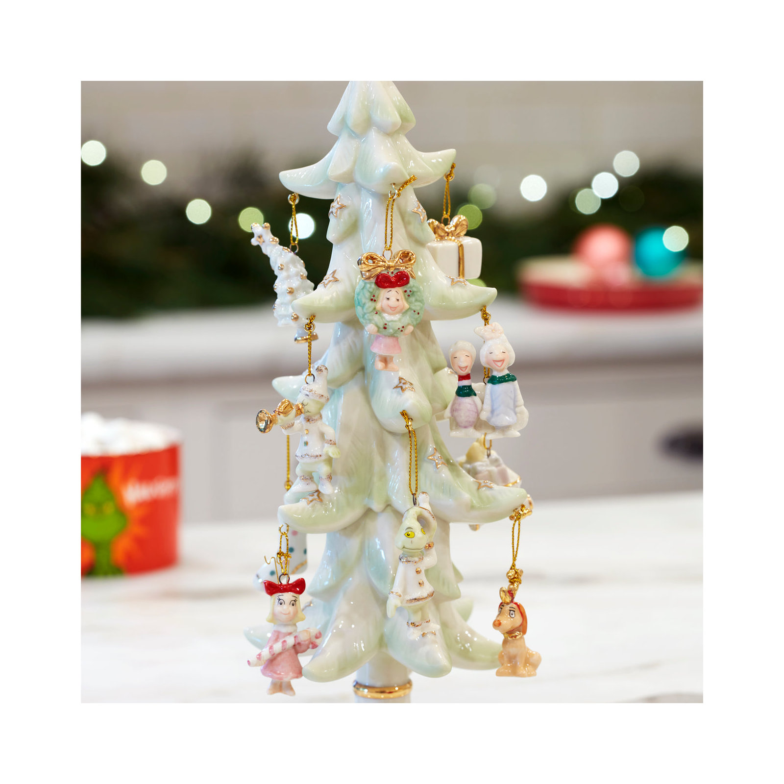 How Grinch Stole Christmas 12Pc Ornament Tree