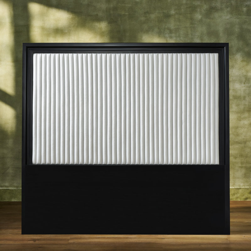 Stanford Leather Headboard White, King