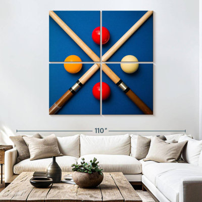 Balle et bâtons de billard Senne