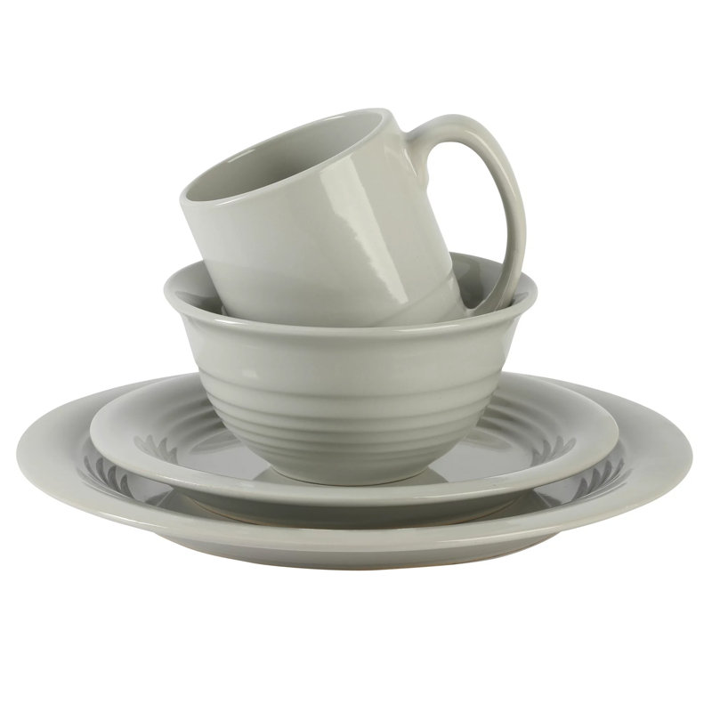 Stoneware Dinnerware Set 16 Piece - Service for 4