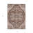 3' X 5' Terra Cotta Brown And Copper Oriental Washable Indoor Outdoor Area Rug