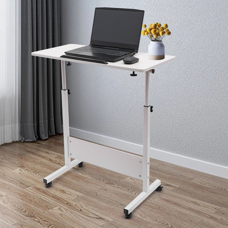 Adjustable Height Standing Desk Portable Laptop Desk Rolling Computer Stand