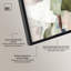 Grande décoration murale «Silent Greens Shadowbox» par Art Remedy, cadre noir, 24 x 36-1085173441-1085173440