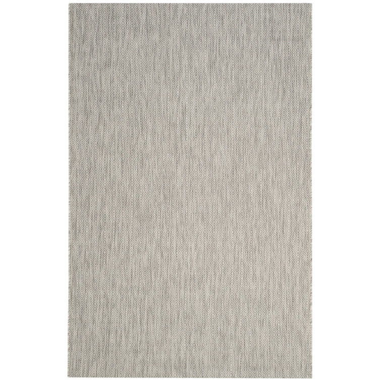 Geometric Gray Indoor/Outdoor Area Rug