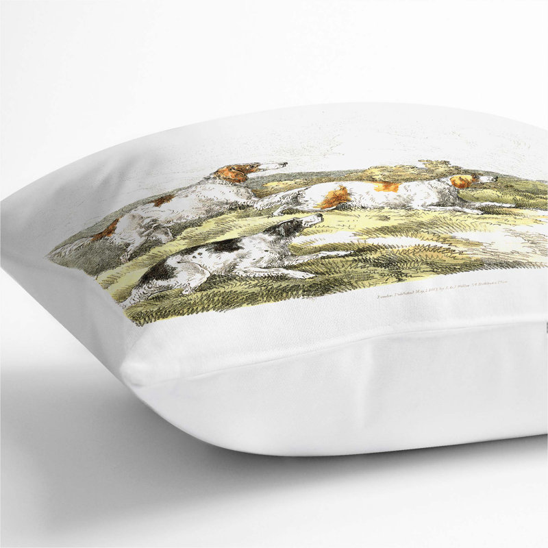 Square Cushion, White, 40cm H x 40cm W x 15cm D