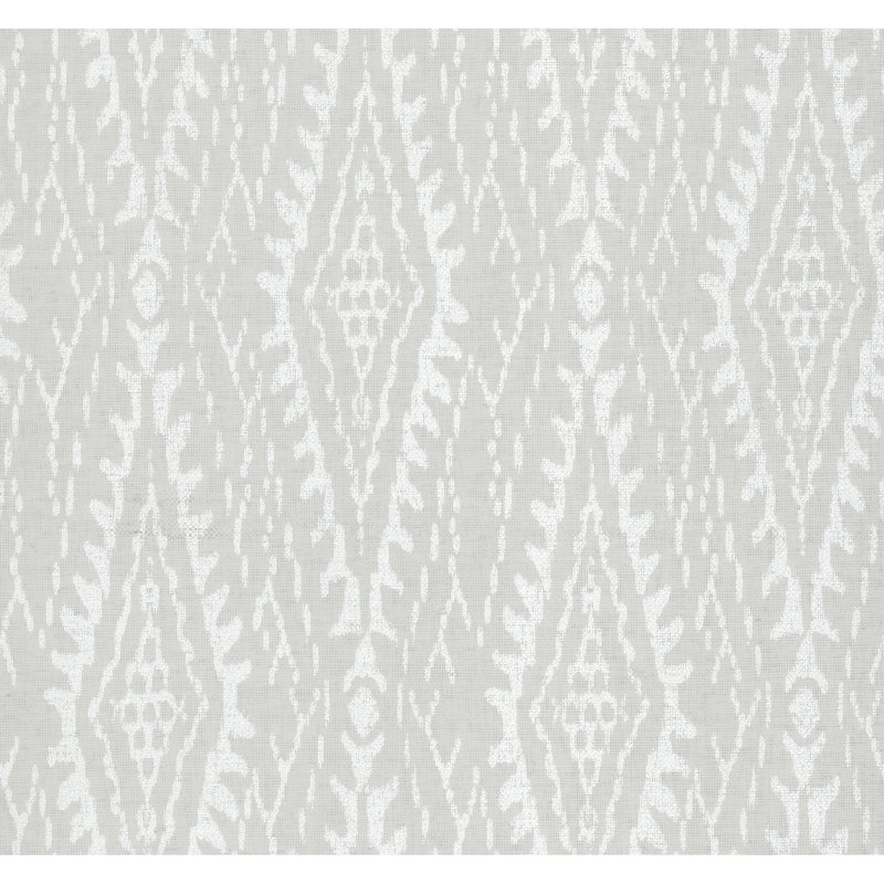 Rousseau Geometric Wallpaper Roll, Gray