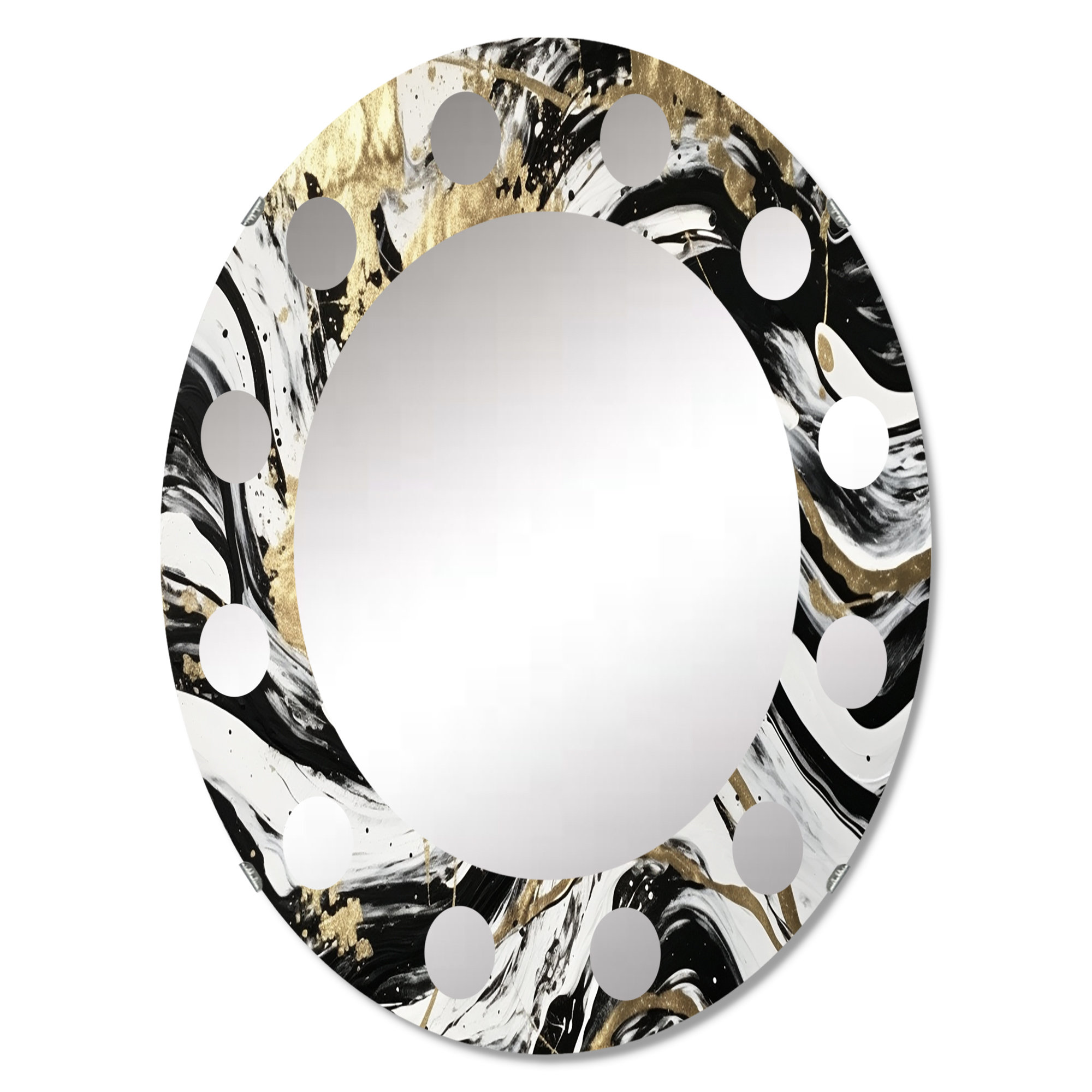 East Urban Home Cranebrook Oval Wall Mirror | Wayfair