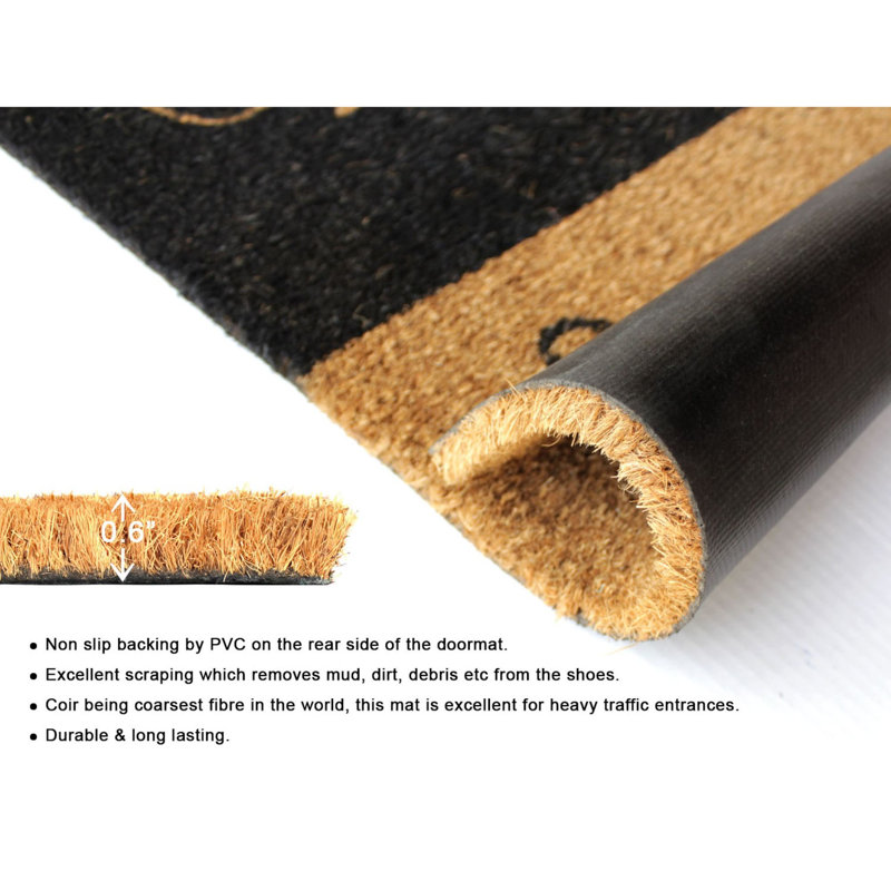 Tapis antidérapant 30 po x 18 po pour l'intérieur et l'extérieur