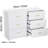 Chest of Drawers with 6 Drawers, Modern Drawer Dresser Durable Structure with Deep Drawers,Anti-Tipping Device for Home,Office, Living Room-749391059