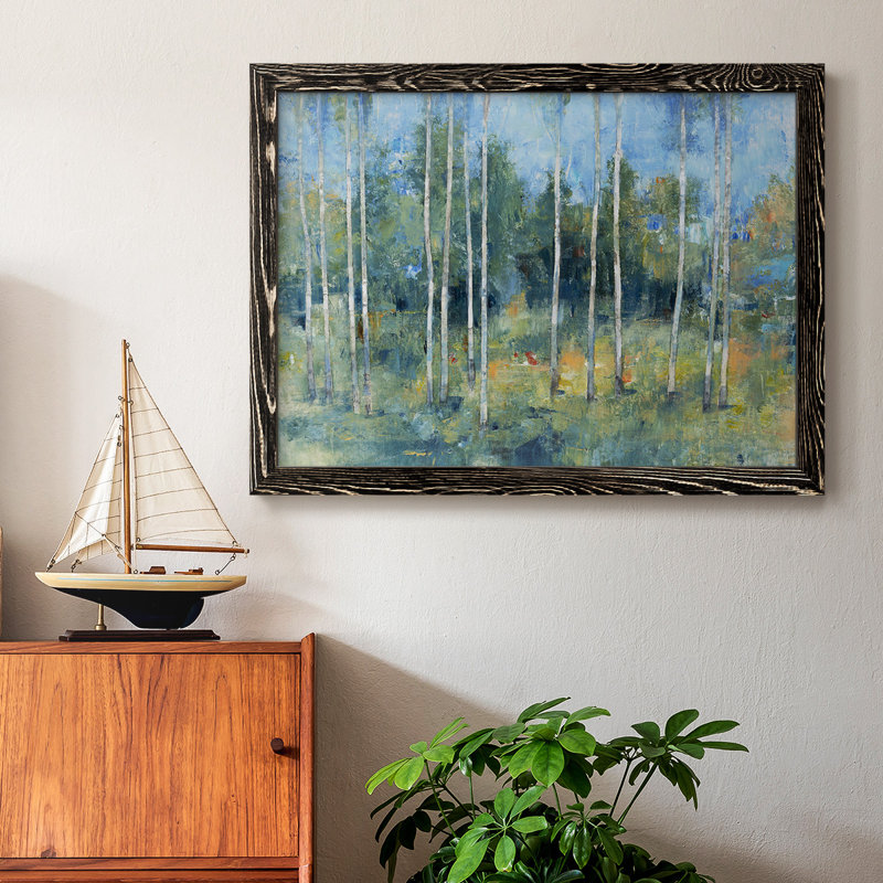 Woodland View I, Noir, H 18 po x l 26 po x P 1,5 po