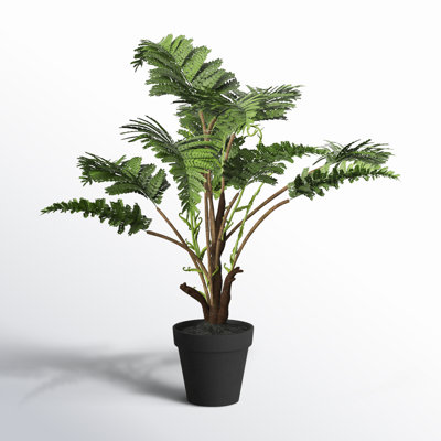 Fern 20'' Faux Plant in Pot