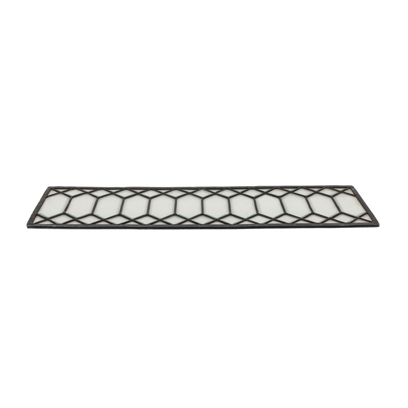 Beveled Glass Window, 9" H x 30" W x 0.25" D