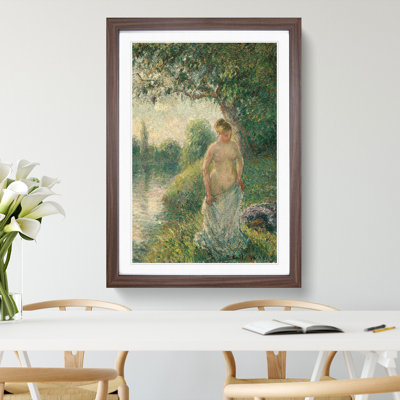 The Bather by Camille Pissarro - Picture Frame Painting