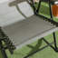 Ensemble de chaises berçantes d'extérieur 2 pièces, ensemble de chaise berçante pliable pour patio avec appui-tête