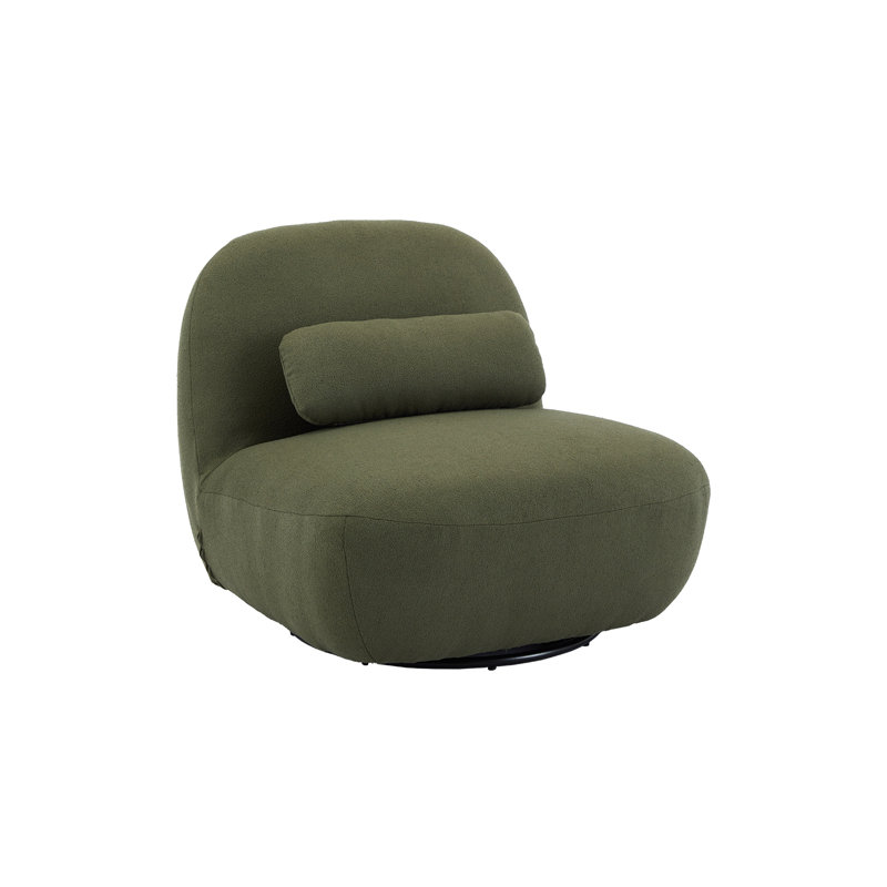 Cinelli Upholstered Barrel Chair, Green