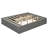 Queen Size Platform Bed Frame with 4 Storage Drawers and Hydraulic Lift Footboard Storage, No Headboard, Modern Space-Saving Design-306886087