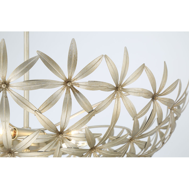 Luminaire suspendu bol 5 lumières Kialey