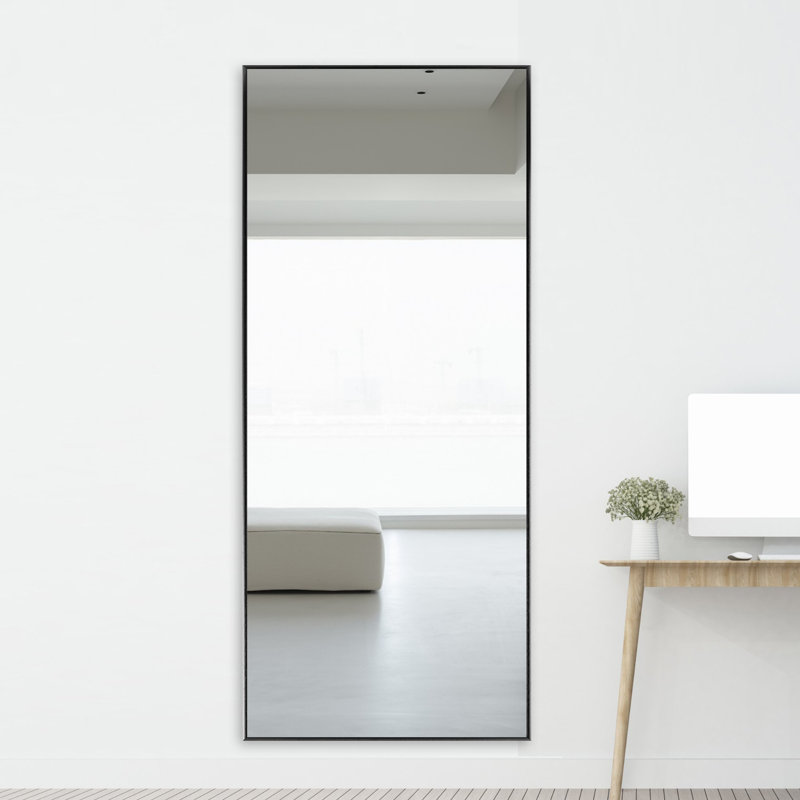 Miroir suspendu Kinkaid, Noir, 59 po x 20 po