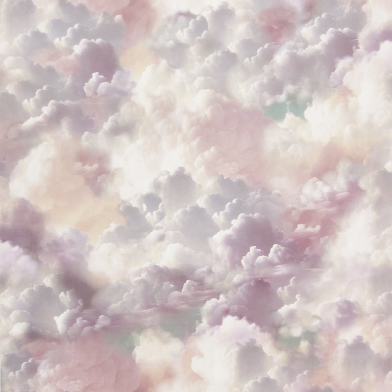 Papier peint ciel nuageux Merryweather, Mauve
