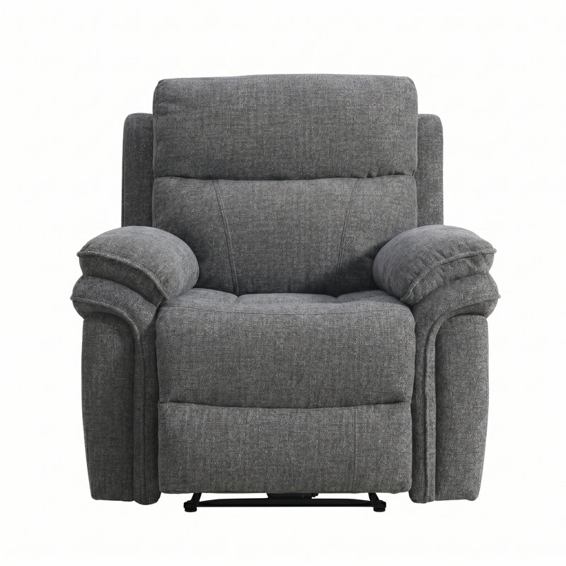 Coombs 106cm Wide Standard Recliner, Dark Grey