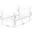 Dandy Metal Single Bed Frame-1541719796