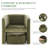 Kyah Upholstered Barrel Chair with Ottoman-95165976