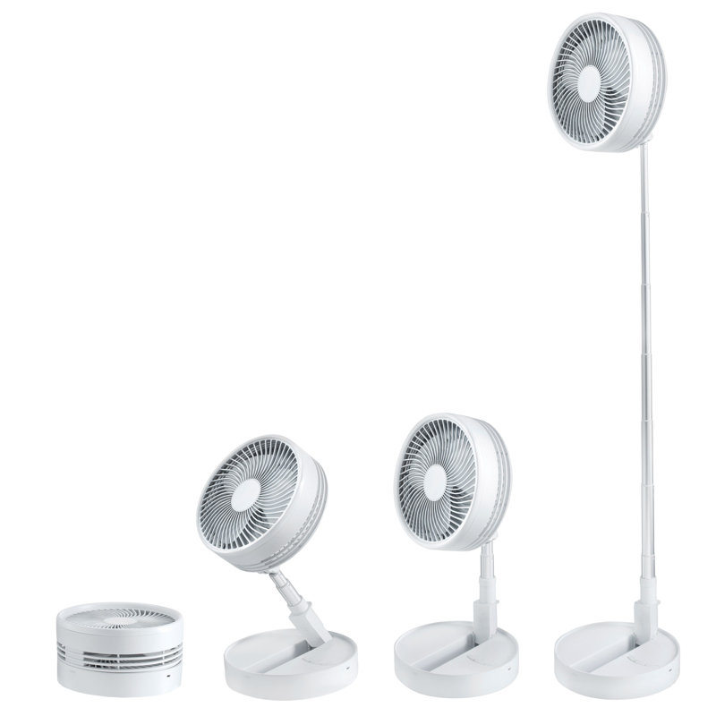 Foldaway Fan Rechargeable Fan, Ultra-Portable Lightweight Compact Fan, Extends from 4”- 40”