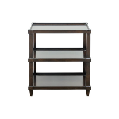 Carlsbad Solid Wood Tray Top End Table
