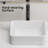 Rectangular Vessel Sink, 16"X12" Small Bowl Bathroom Vessel Sink, White Ceramic Lavatory Above Counter Art Basin Vanity Sink