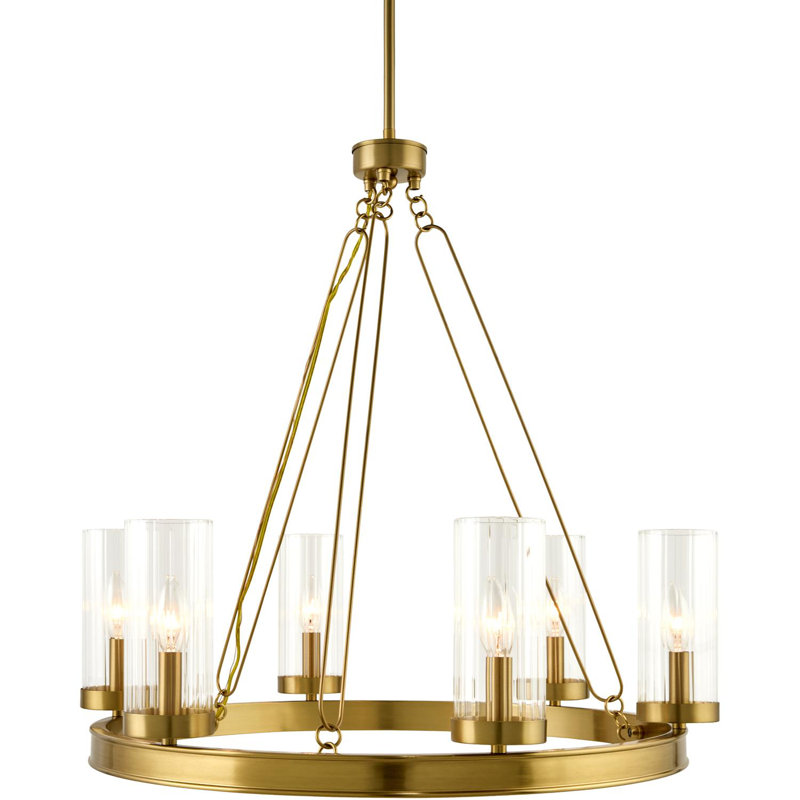 Patterson Chandelier, Brass