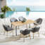 Parkview 70" Rectangular 6 - Person Outdoor Dining Set