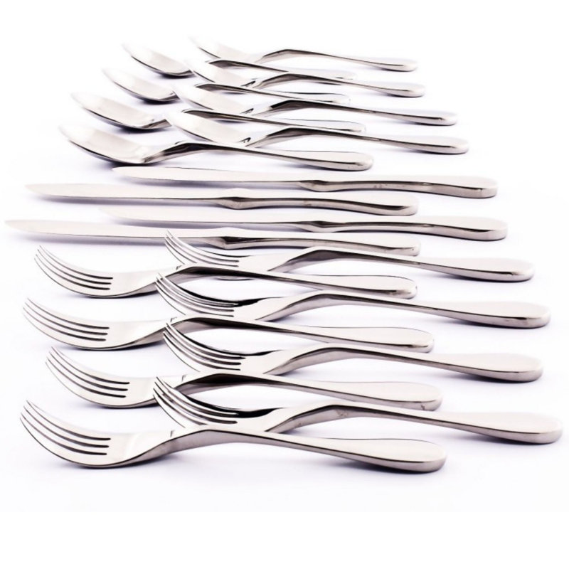 Ensemble de couverts de 20 articles pour quatre personnes, Brillant