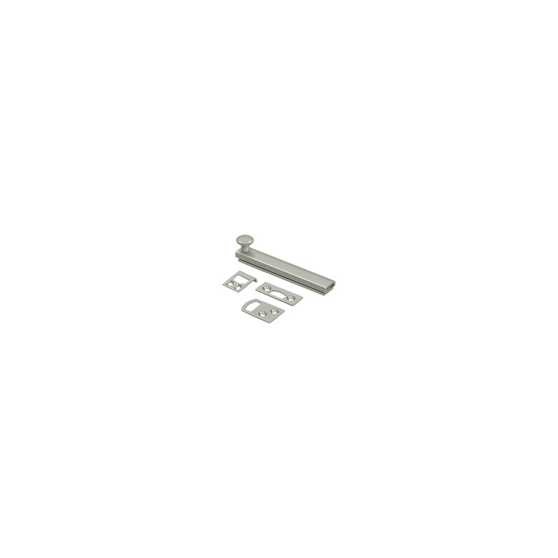 Deltana 4SBCS26 4" Surface Bolt, Concealed Screw, HD in Polished Chrome, Polished Chrome