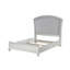 Lit en tissu et finition platine Maverick-1301212594