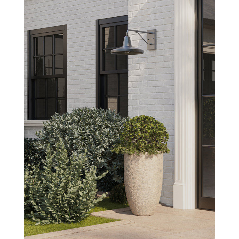 Mariner 1 - Light Outdoor Armed Sconce, Nickel