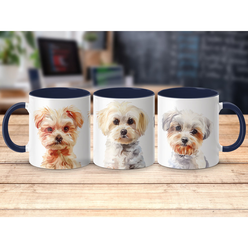 Ceramic Coffee Mug, 1, Navy