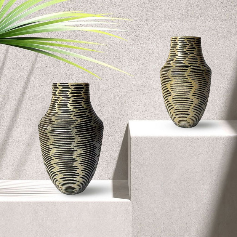 Vase de table en verre Brenten