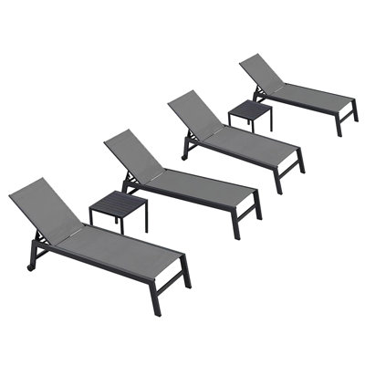 Chaise longue inclinable 66,15 po Latitude Run