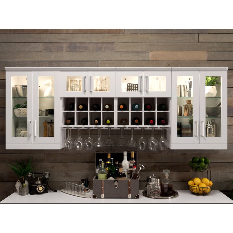 Home Bar 6 Piece Cabinet Set - NewAge Products